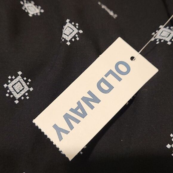 NWT Old Navy black Aztec design dress - Picture 6 of 7